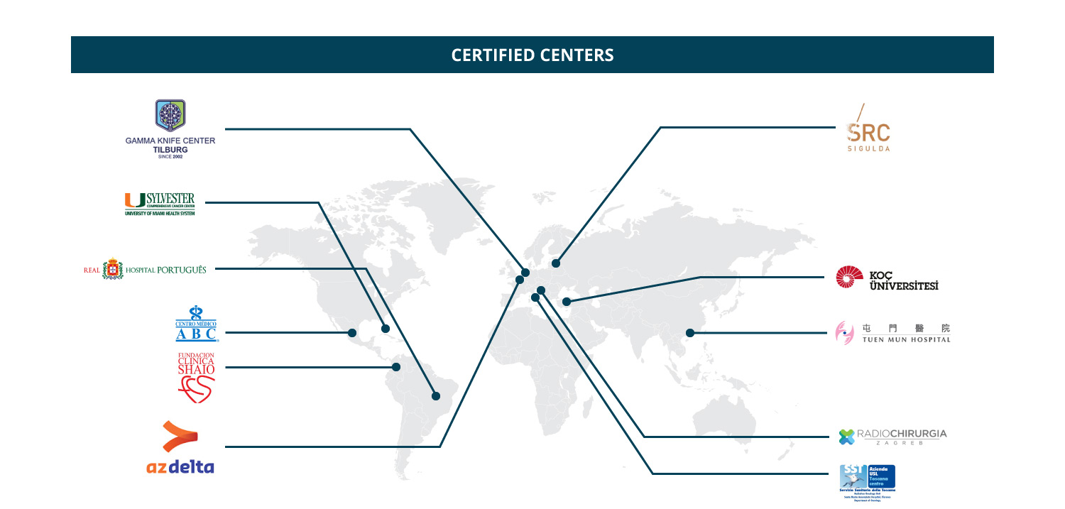 Map of ISRS Certified Centers